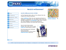 Tablet Screenshot of hipark.de